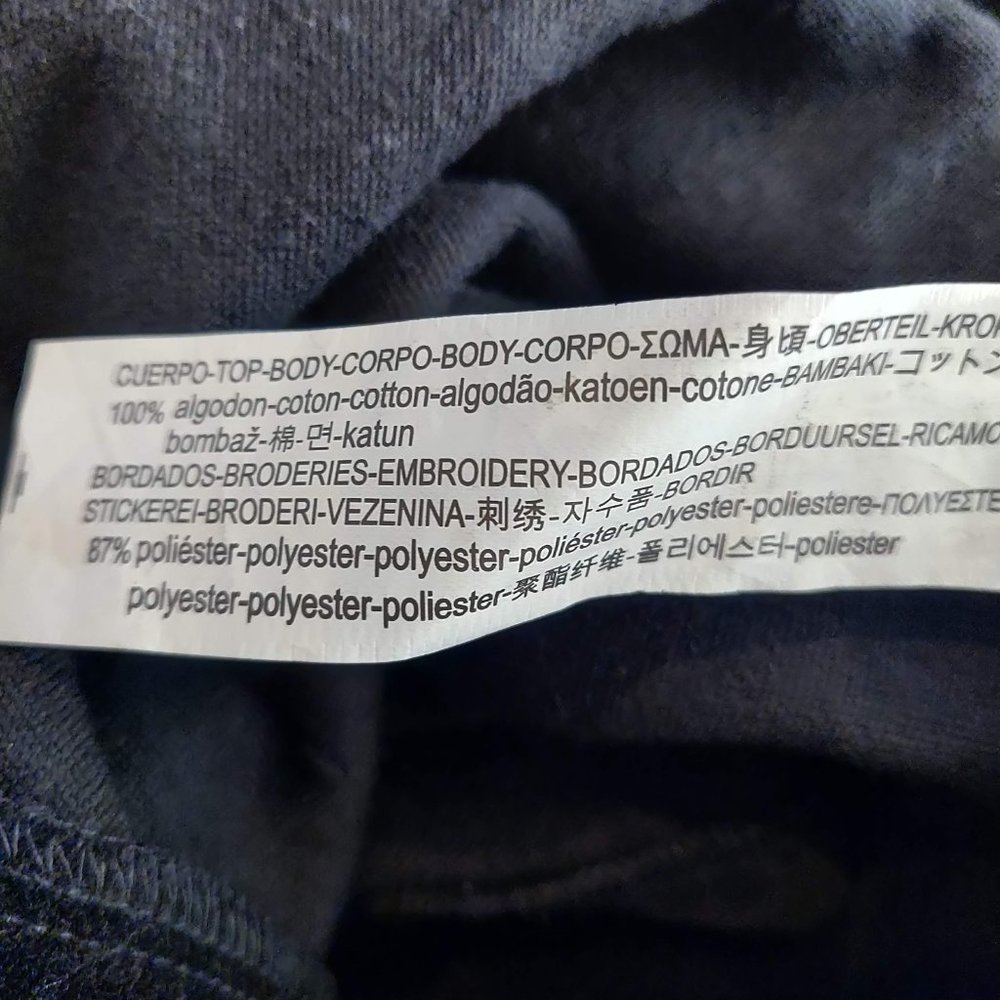 Zara Womens Black Velvet Embroidered Lady Floral Deer Wrap Skorts Skirt M - Picture 10 of 10